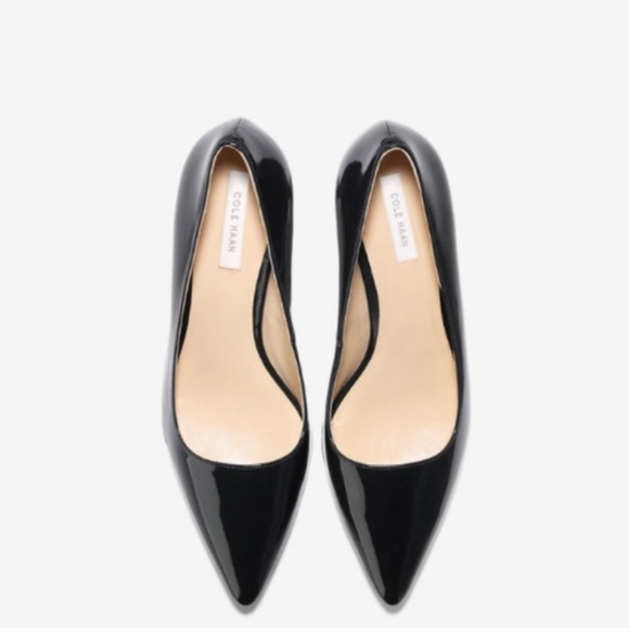 Cole Haan Nike Air Bradshaw Heels Black Patent Leather - Picture 2 of 7